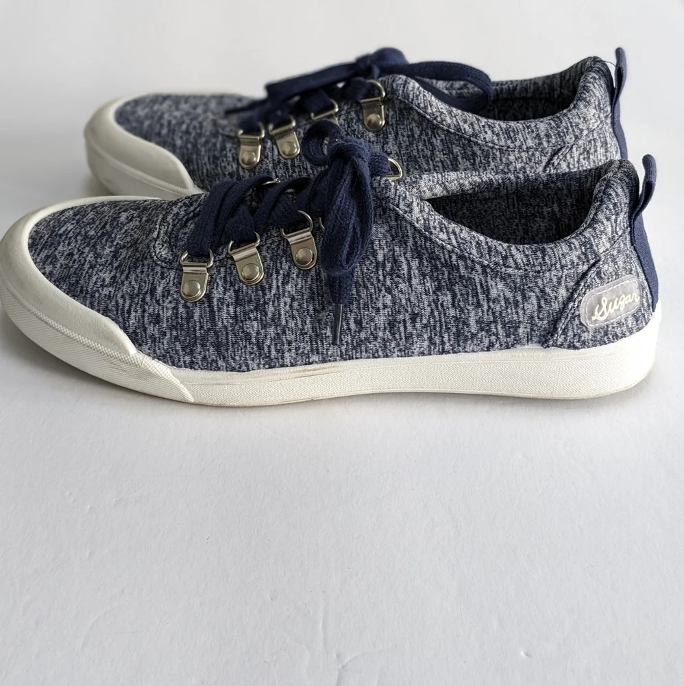 Sugar Fallon Jersey Canvas Sneakers 8.5 - Picture 3 of 8